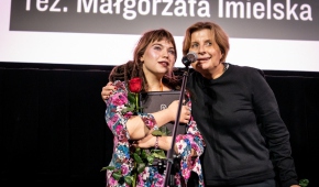 Małgorzata Imielska ze swoją bohaterką